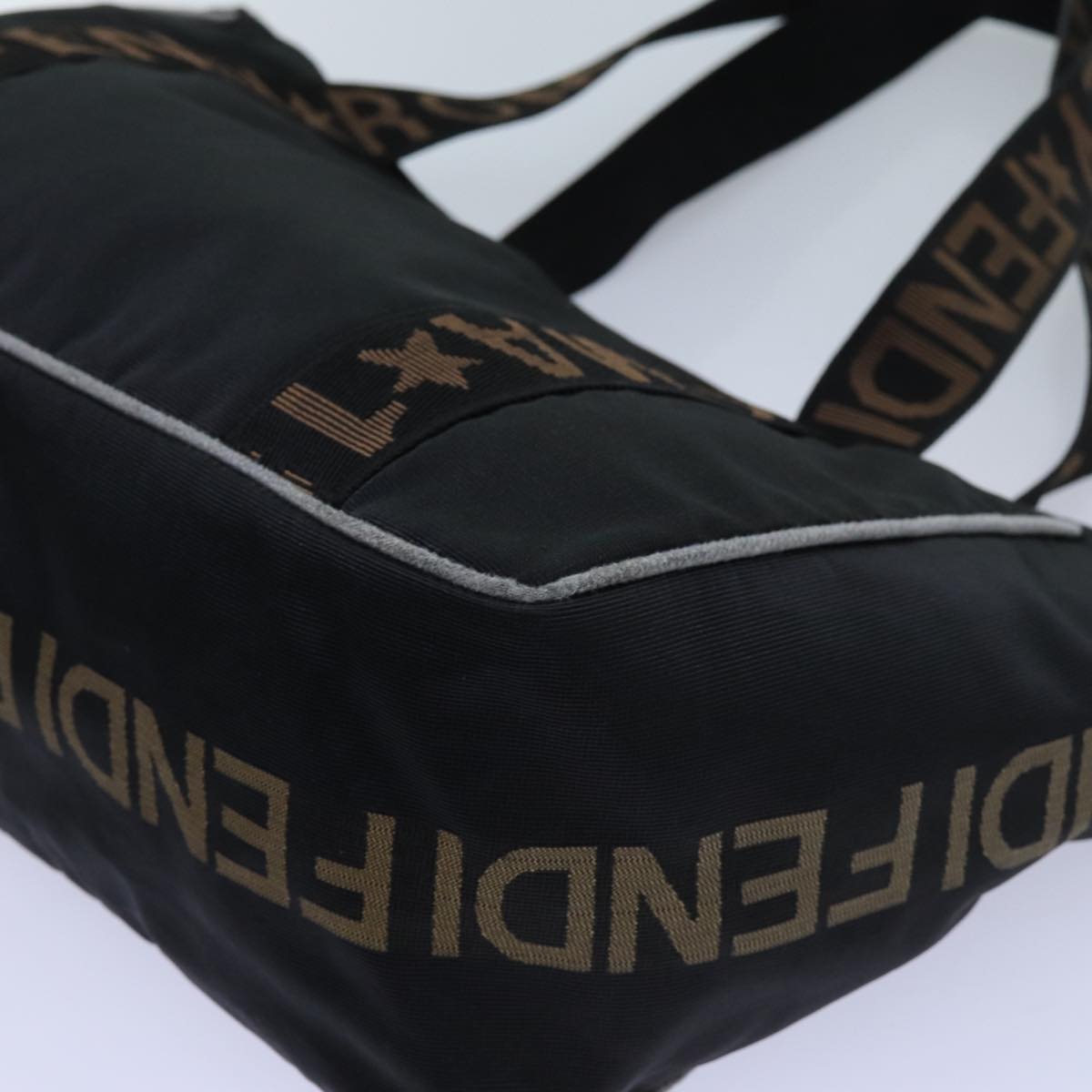 FENDI Tote Bag Nylon Black bs13571