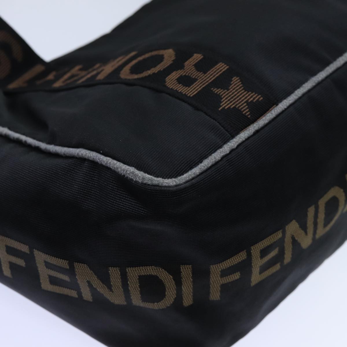 FENDI Tote Bag Nylon Black bs13571