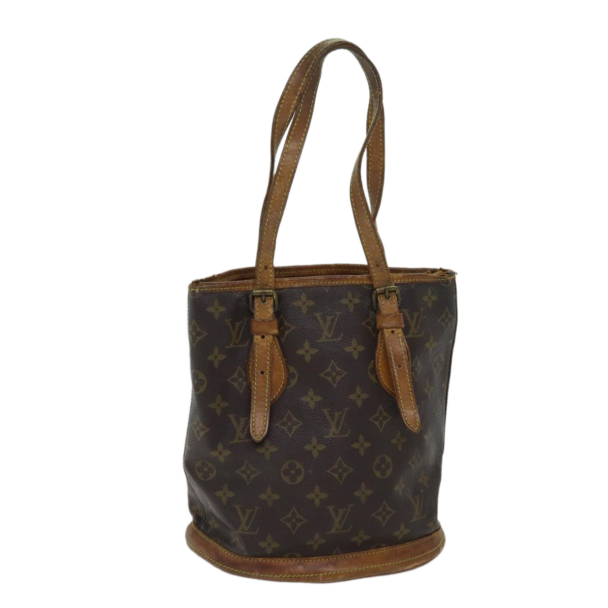LOUIS VUITTON Monogram Bucket PM Shoulder Bag Old model M42238 LV bs13582