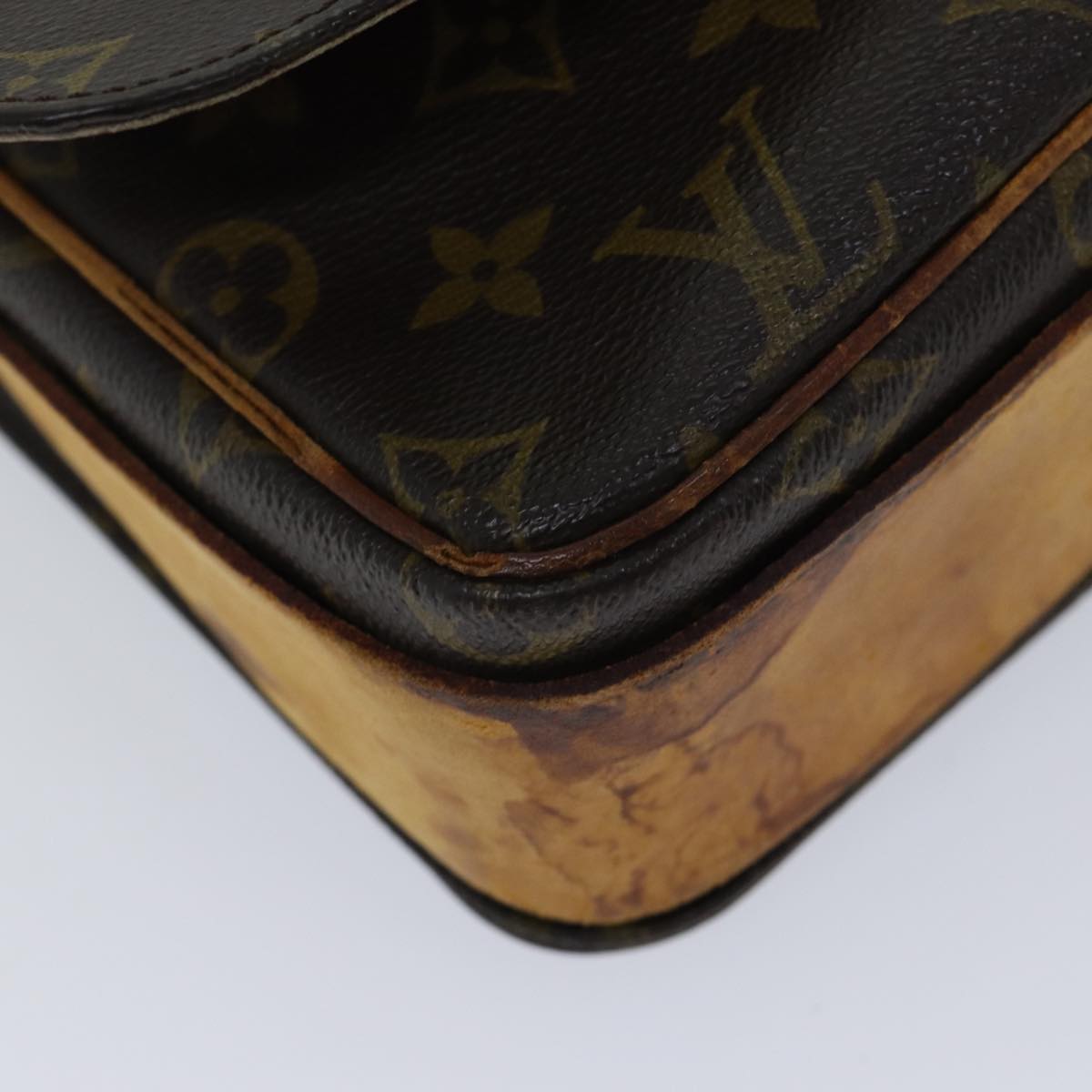 LOUIS VUITTON Monogram Cartouchiere GM Shoulder Bag M51252 LV bs13584