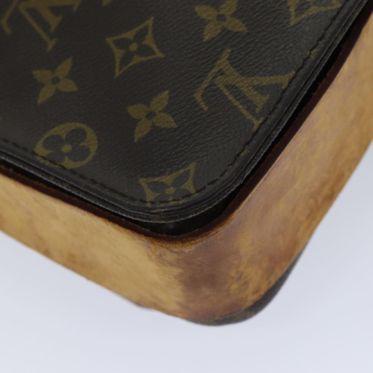 LOUIS VUITTON Monogram Cartouchiere GM Shoulder Bag M51252 LV bs13584