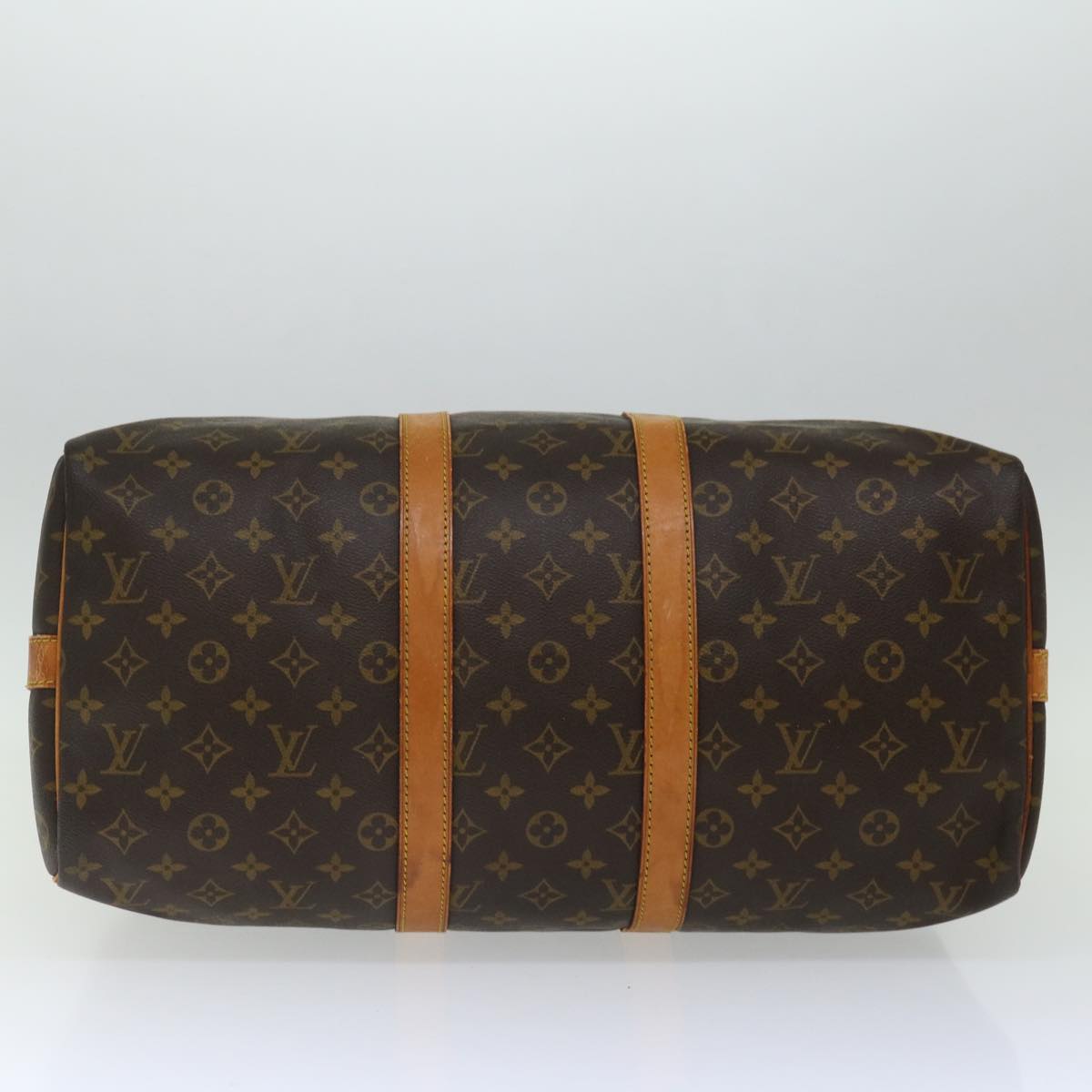 LOUIS VUITTON Monogram Keepall Bandouliere 45 Boston Bag M41418 LV bs13586