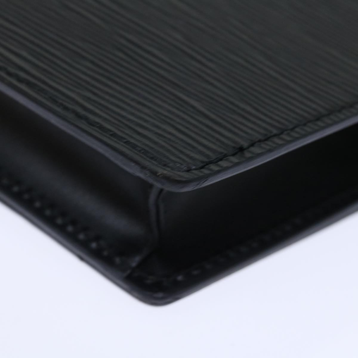 LOUIS VUITTON Epi Trapeze Clutch Bag Black M80165 LV bs13588