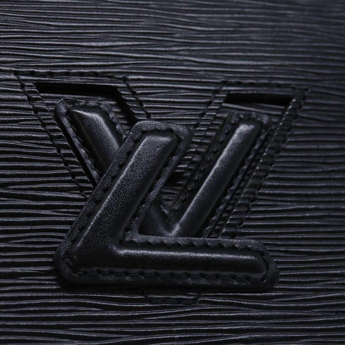 LOUIS VUITTON Epi Trapeze Clutch Bag Black M80165 LV bs13588