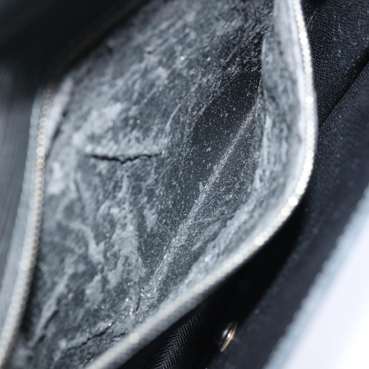 LOUIS VUITTON Epi Trapeze Clutch Bag Black M80165 LV bs13588