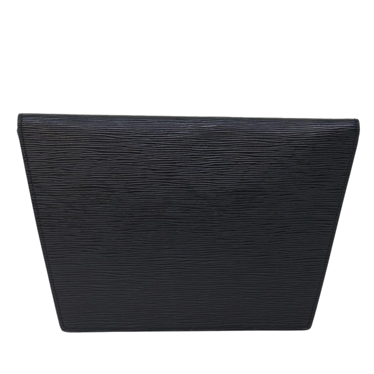 LOUIS VUITTON Epi Trapeze Clutch Bag Black M80165 LV bs13588