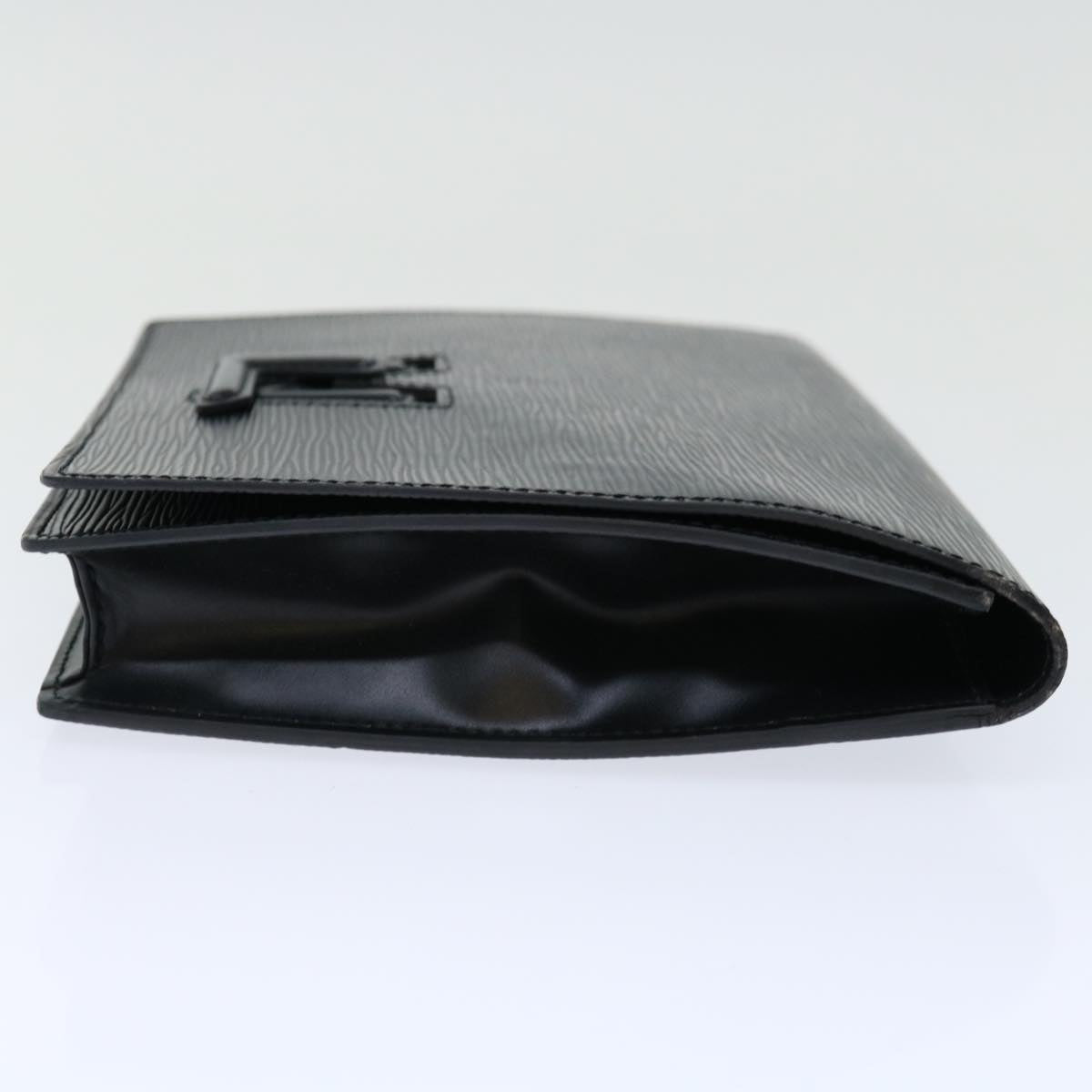LOUIS VUITTON Epi Trapeze Clutch Bag Black M80165 LV bs13588