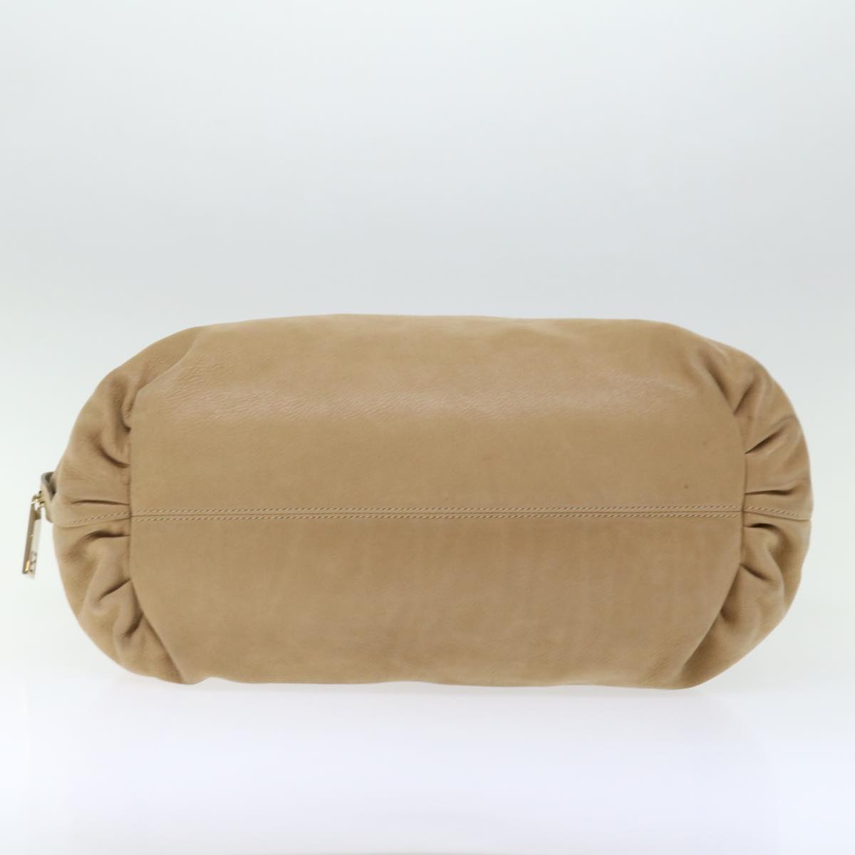 FENDI Shoulder Bag Leather Beige bs13601
