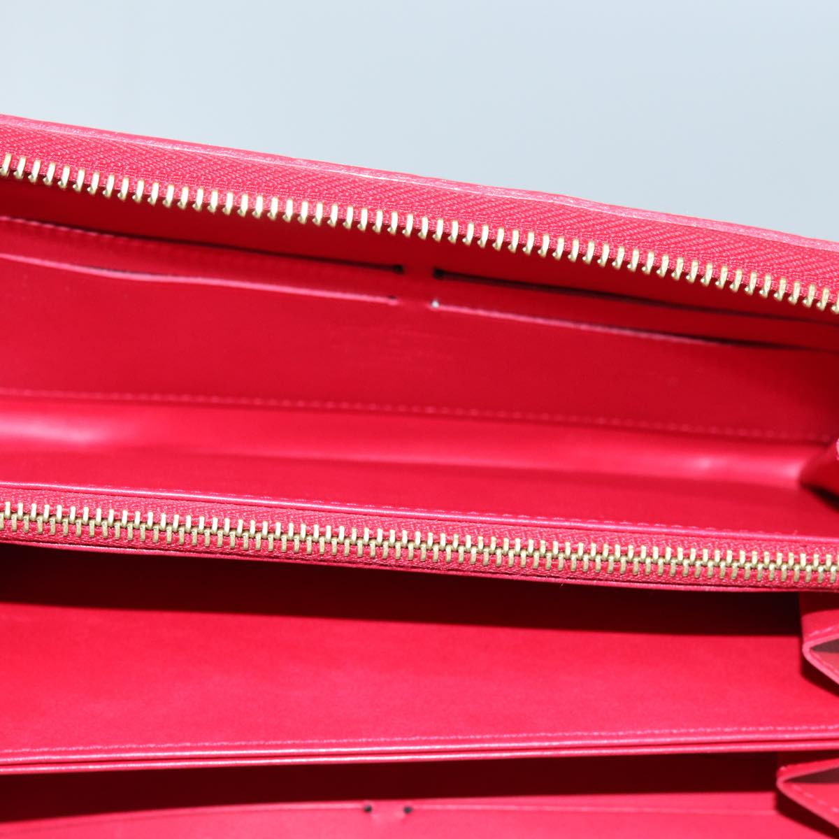 LOUIS VUITTON Monogram Vernis Yayoi Kusama Wallet Rouge M91572 LV bs13623
