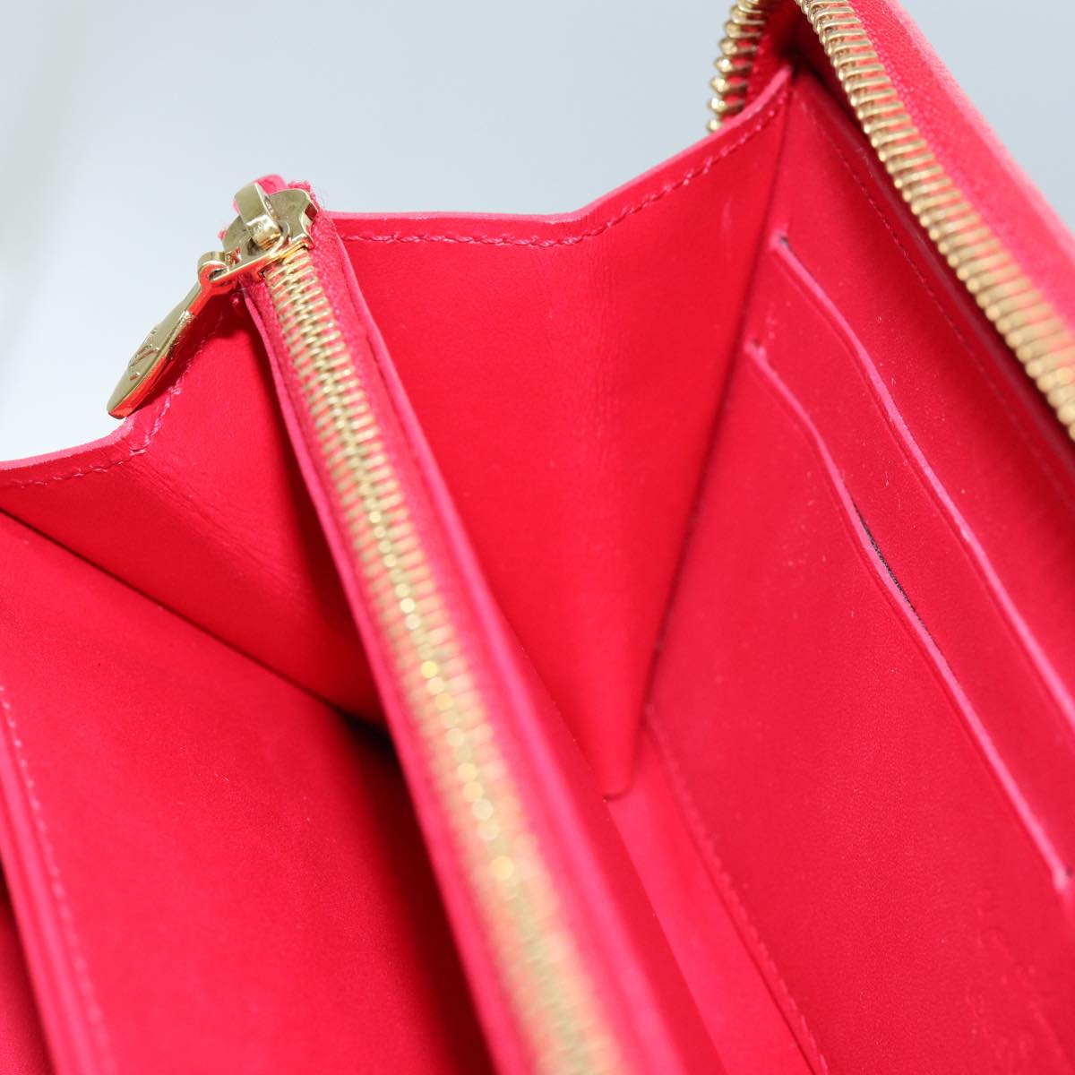 LOUIS VUITTON Monogram Vernis Yayoi Kusama Wallet Rouge M91572 LV bs13623