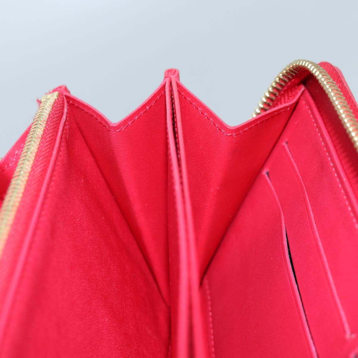 LOUIS VUITTON Monogram Vernis Yayoi Kusama Wallet Rouge M91572 LV bs13623