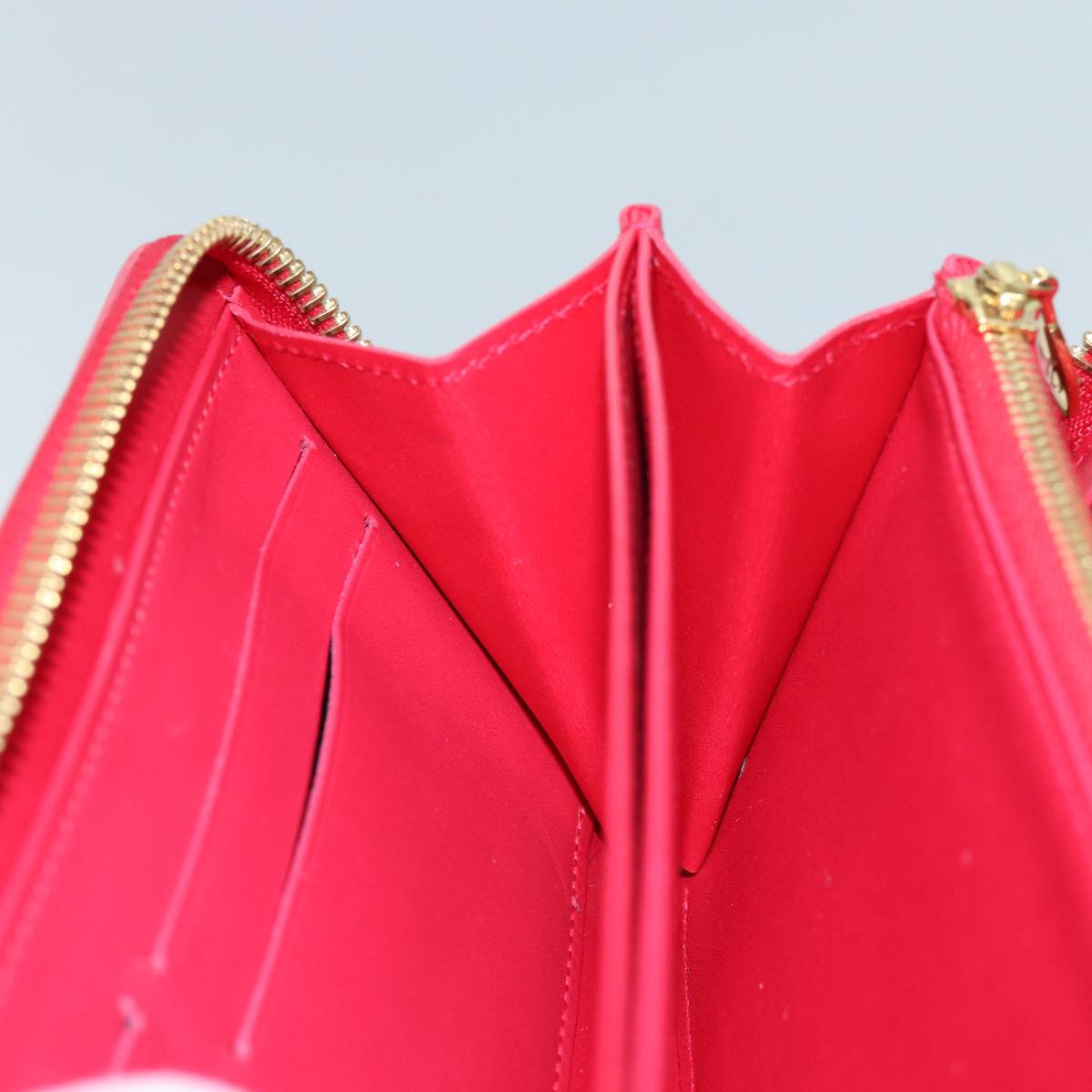 LOUIS VUITTON Monogram Vernis Yayoi Kusama Wallet Rouge M91572 LV bs13623