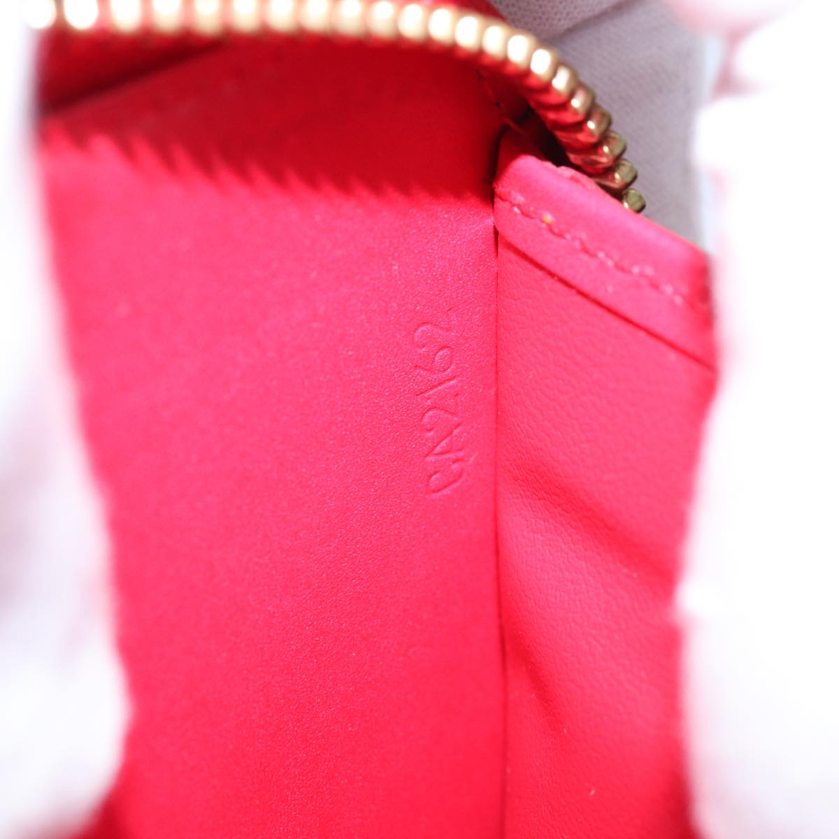 LOUIS VUITTON Monogram Vernis Yayoi Kusama Wallet Rouge M91572 LV bs13623