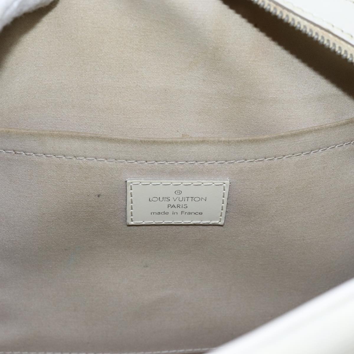 LOUIS VUITTON Epi Boring Montaigne GM Hand Bag White Yvoire M5931J bs13627