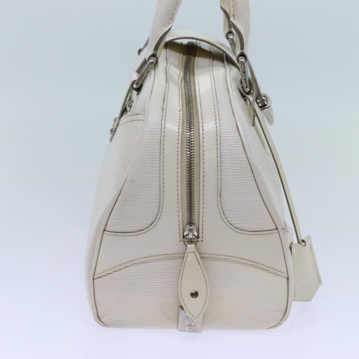 LOUIS VUITTON Epi Boring Montaigne GM Hand Bag White Yvoire M5931J bs13627