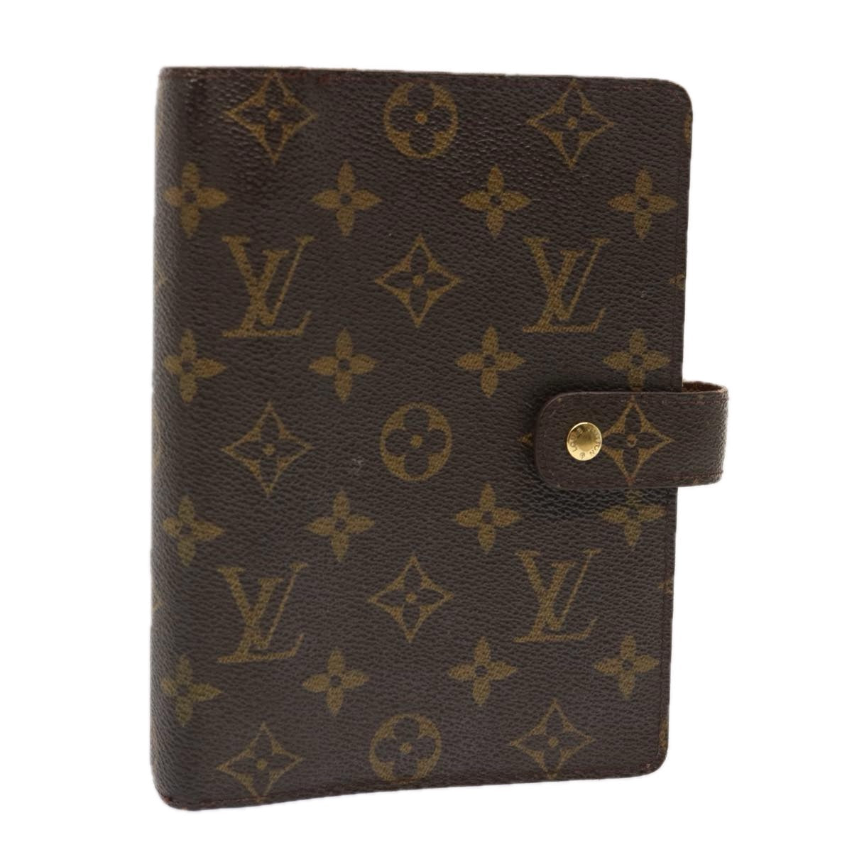 LOUIS VUITTON Monogram Agenda MM Day Planner Cover R20105 LV bs13709