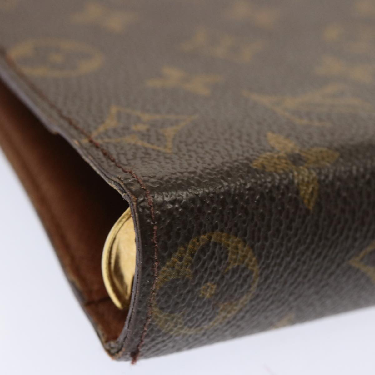 LOUIS VUITTON Monogram Agenda MM Day Planner Cover R20105 LV bs13709