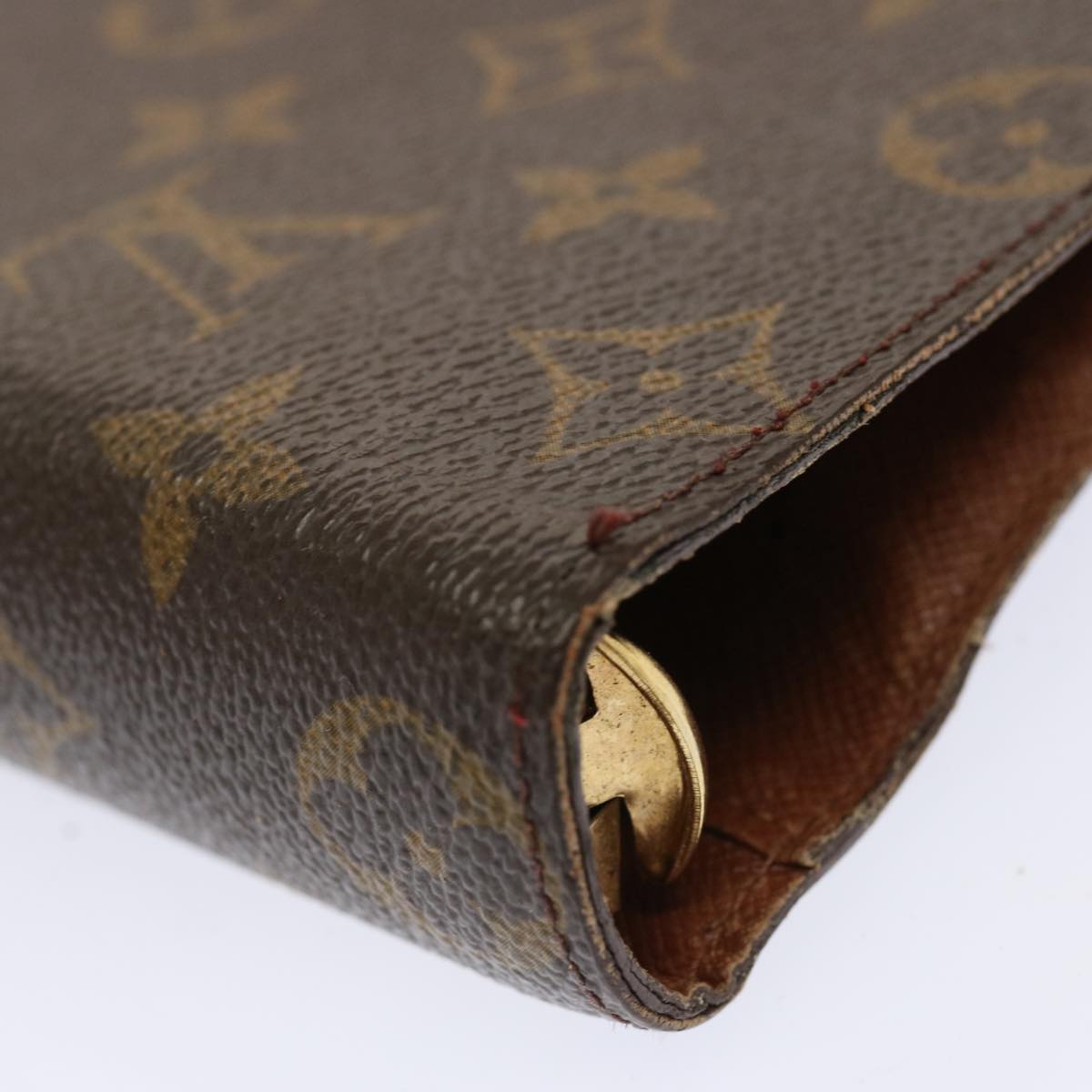 LOUIS VUITTON Monogram Agenda MM Day Planner Cover R20105 LV bs13709