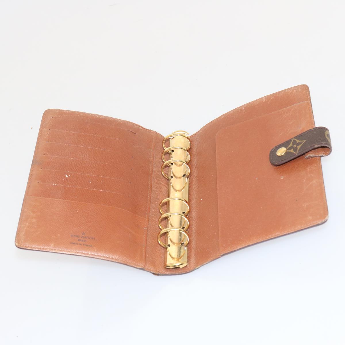 LOUIS VUITTON Monogram Agenda MM Day Planner Cover R20105 LV bs13709