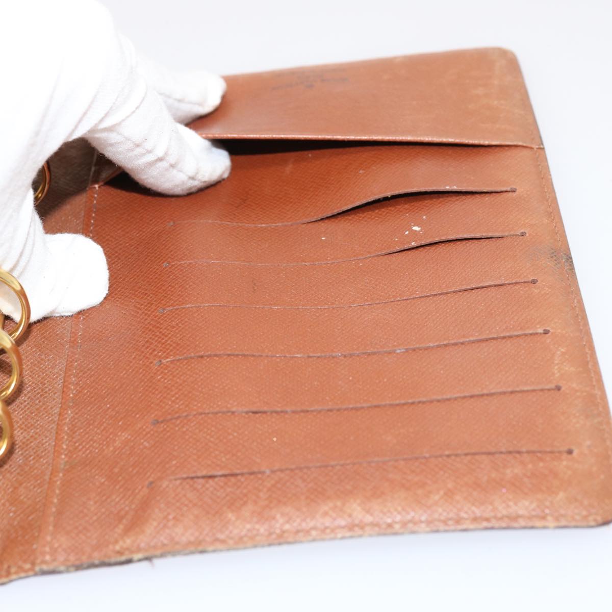 LOUIS VUITTON Monogram Agenda MM Day Planner Cover R20105 LV bs13709