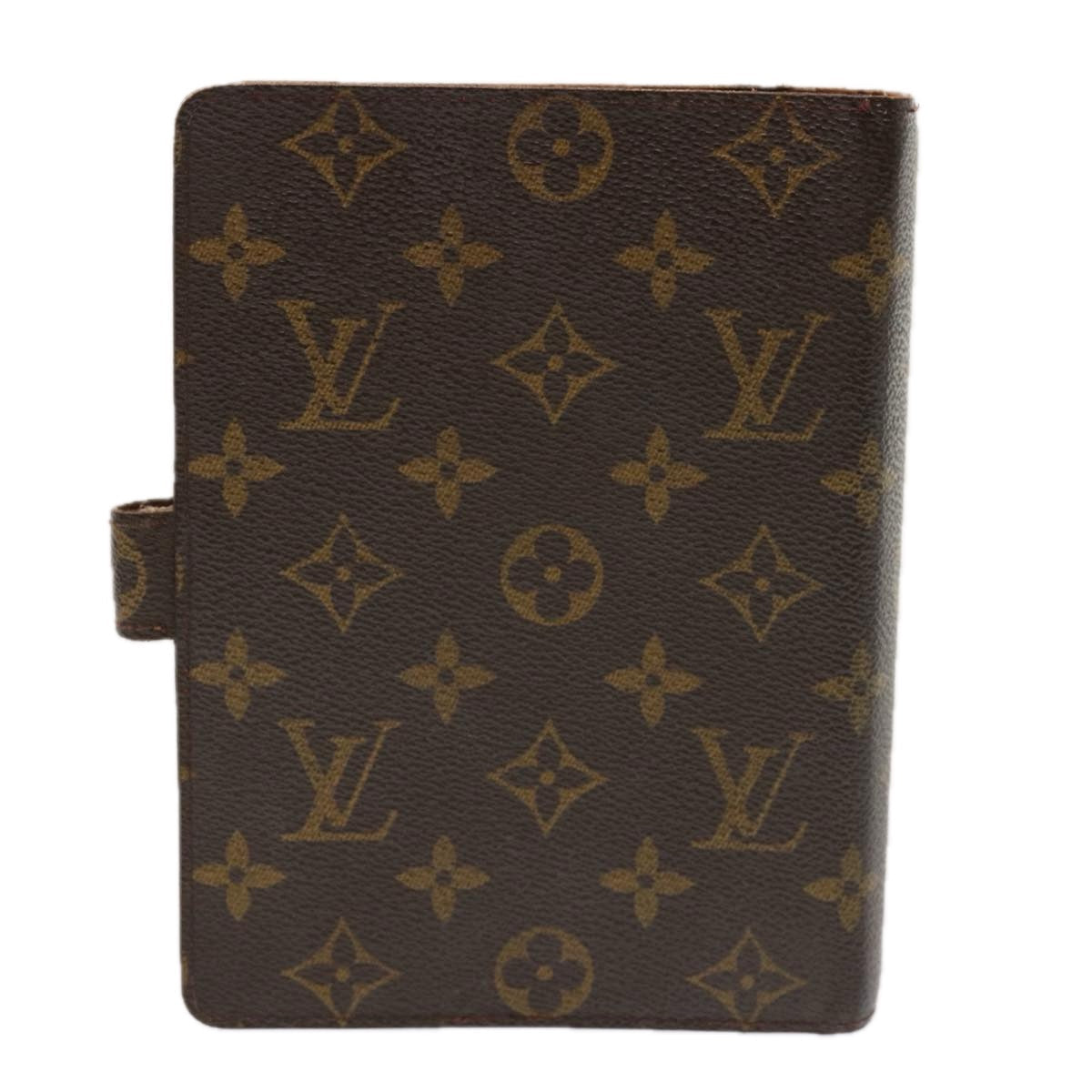 LOUIS VUITTON Monogram Agenda MM Day Planner Cover R20105 LV bs13709