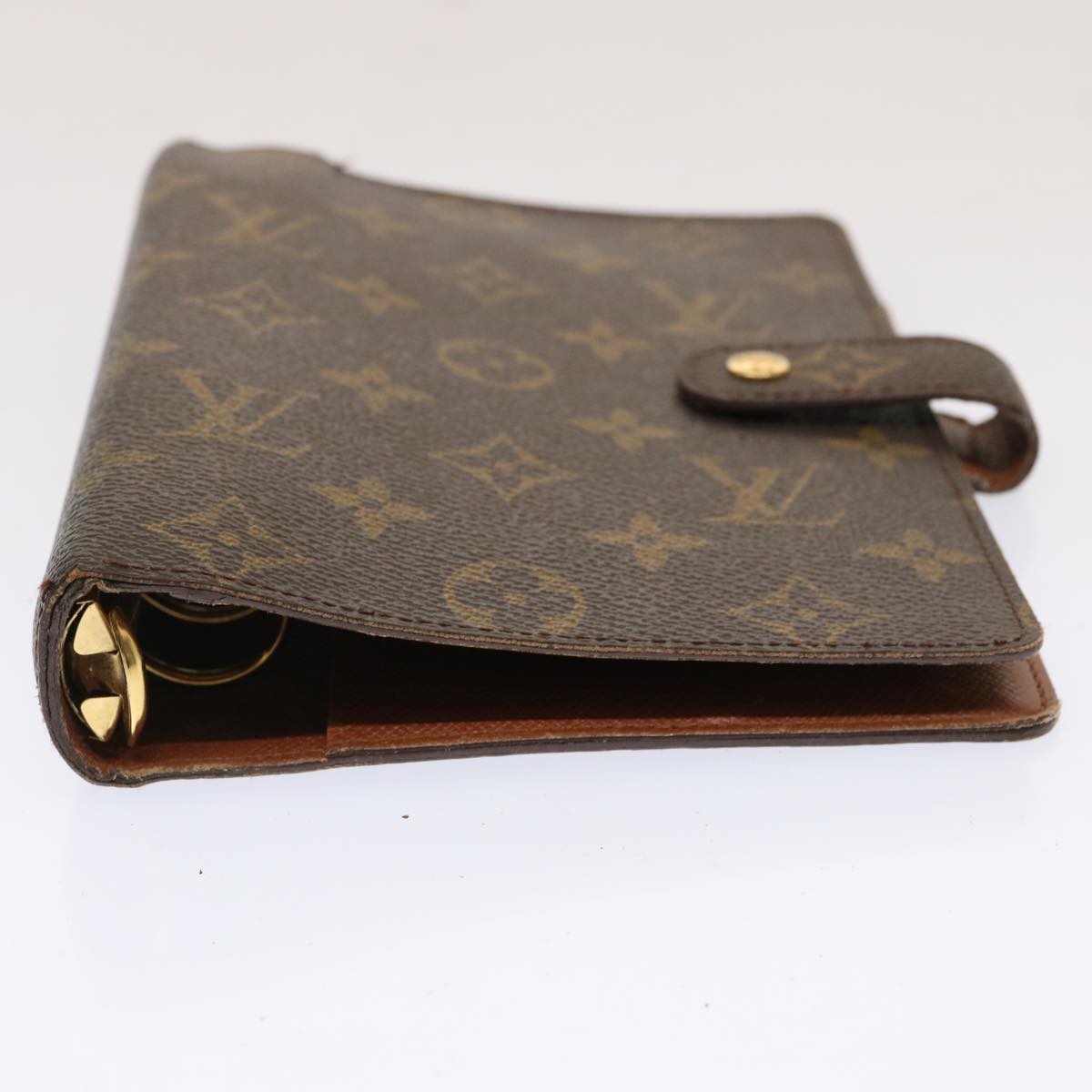 LOUIS VUITTON Monogram Agenda MM Day Planner Cover R20105 LV bs13709