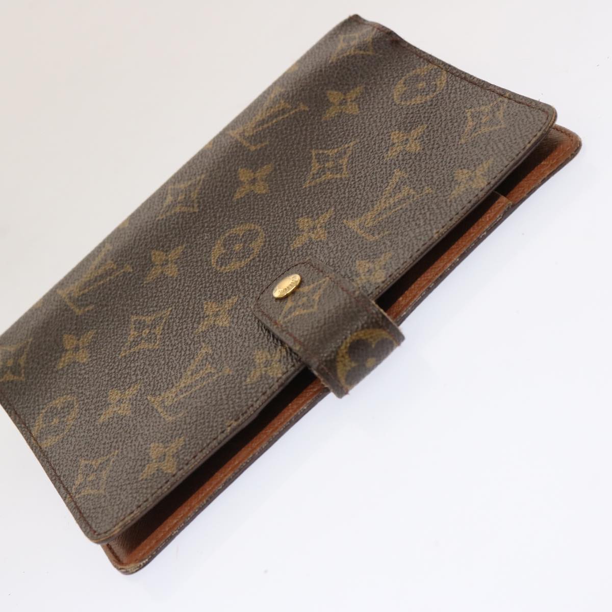 LOUIS VUITTON Monogram Agenda MM Day Planner Cover R20105 LV bs13709