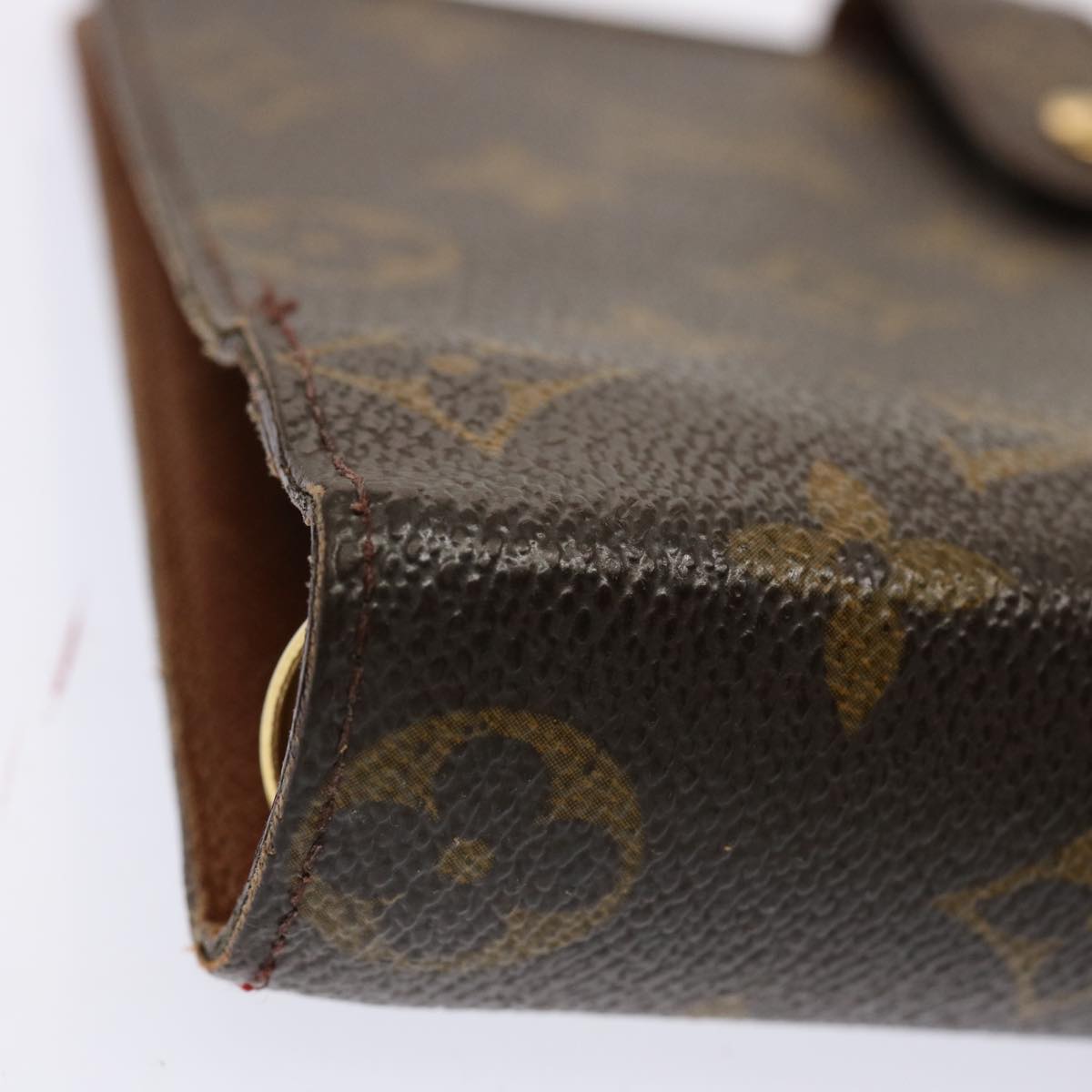 LOUIS VUITTON Monogram Agenda MM Day Planner Cover R20105 LV bs13709