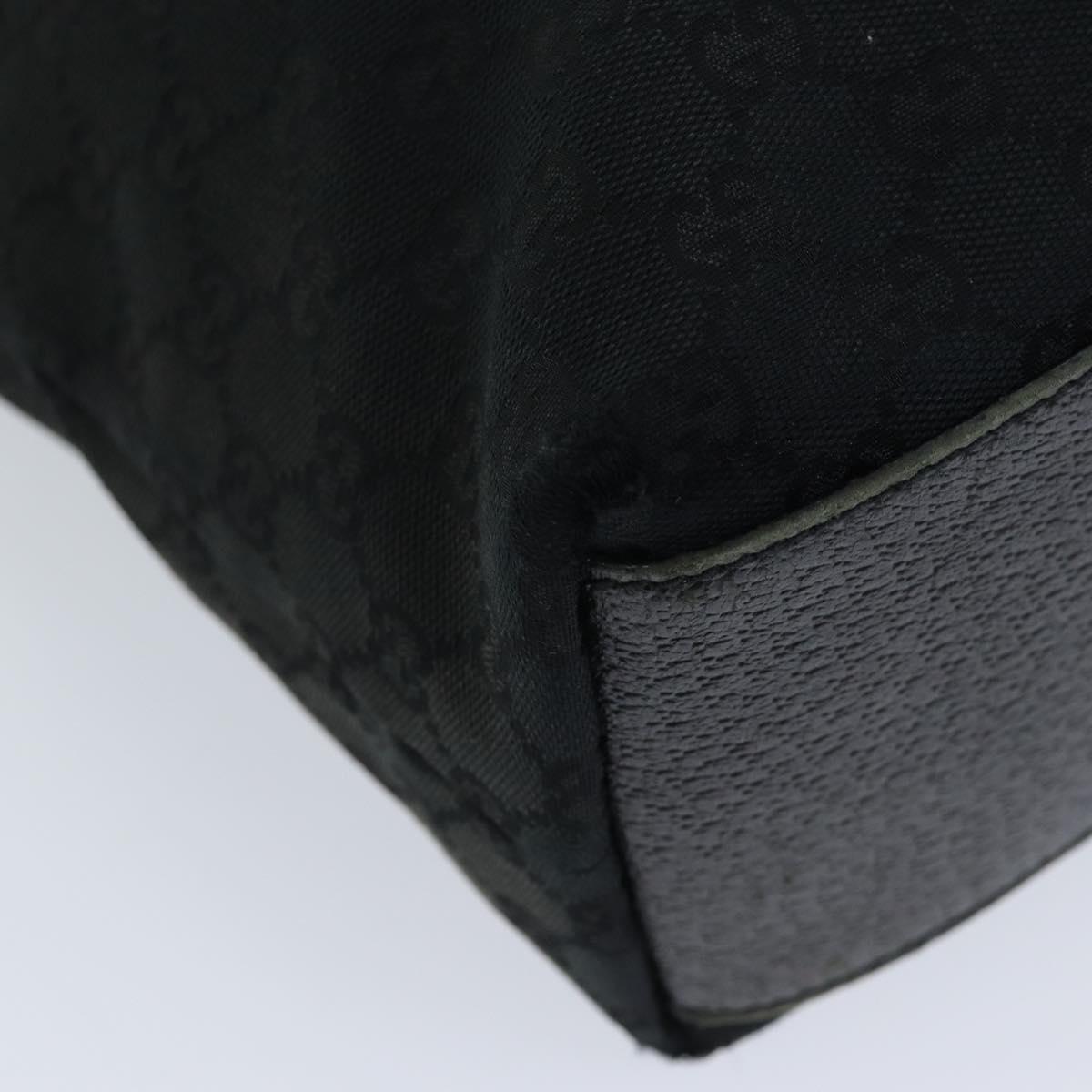 GUCCI GG Canvas Tote Bag Black 153009 bs13752