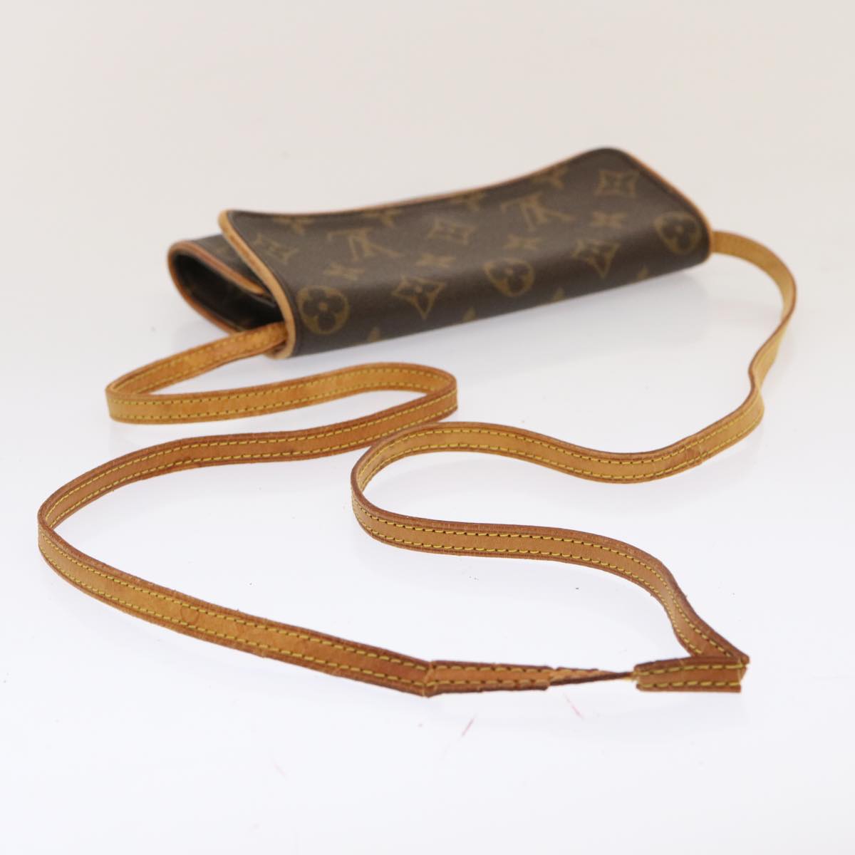 LOUIS VUITTON Monogram Pochette Twin PM Shoulder Bag M51854 LV bs13776
