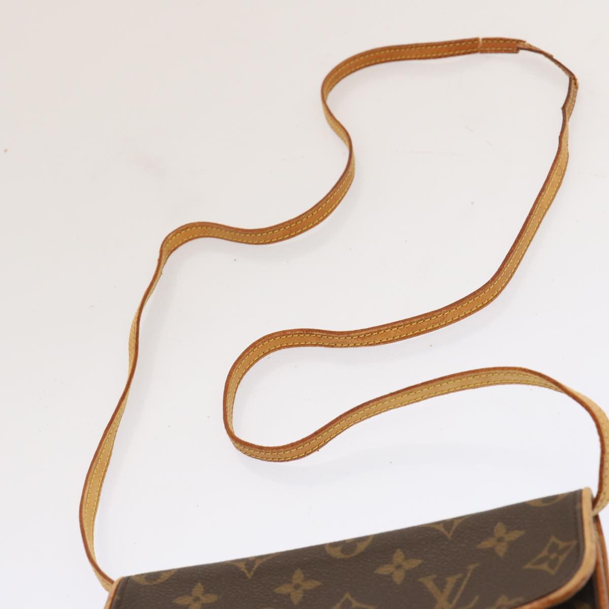 LOUIS VUITTON Monogram Pochette Twin PM Shoulder Bag M51854 LV bs13776