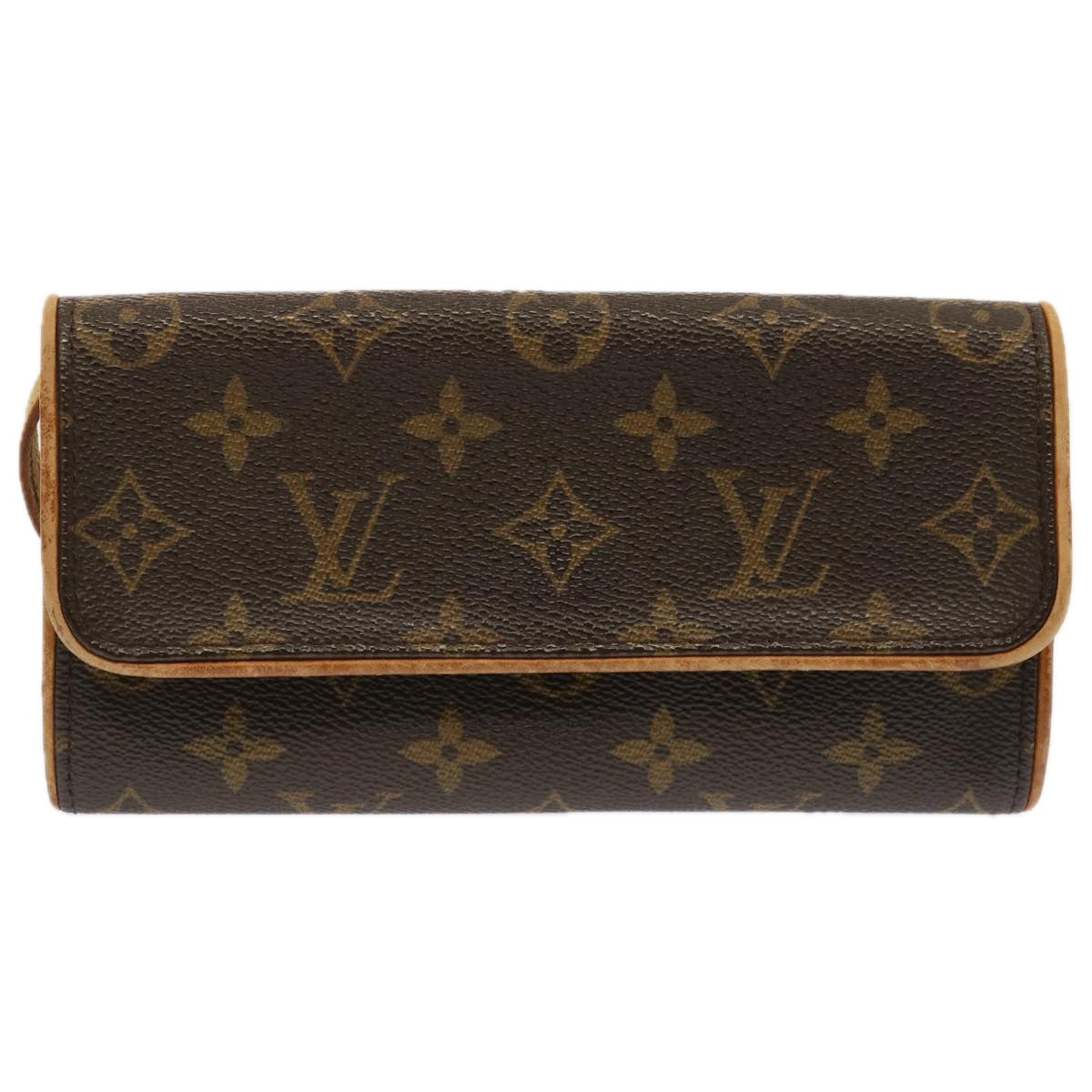 LOUIS VUITTON Monogram Pochette Twin PM Shoulder Bag M51854 LV bs13776