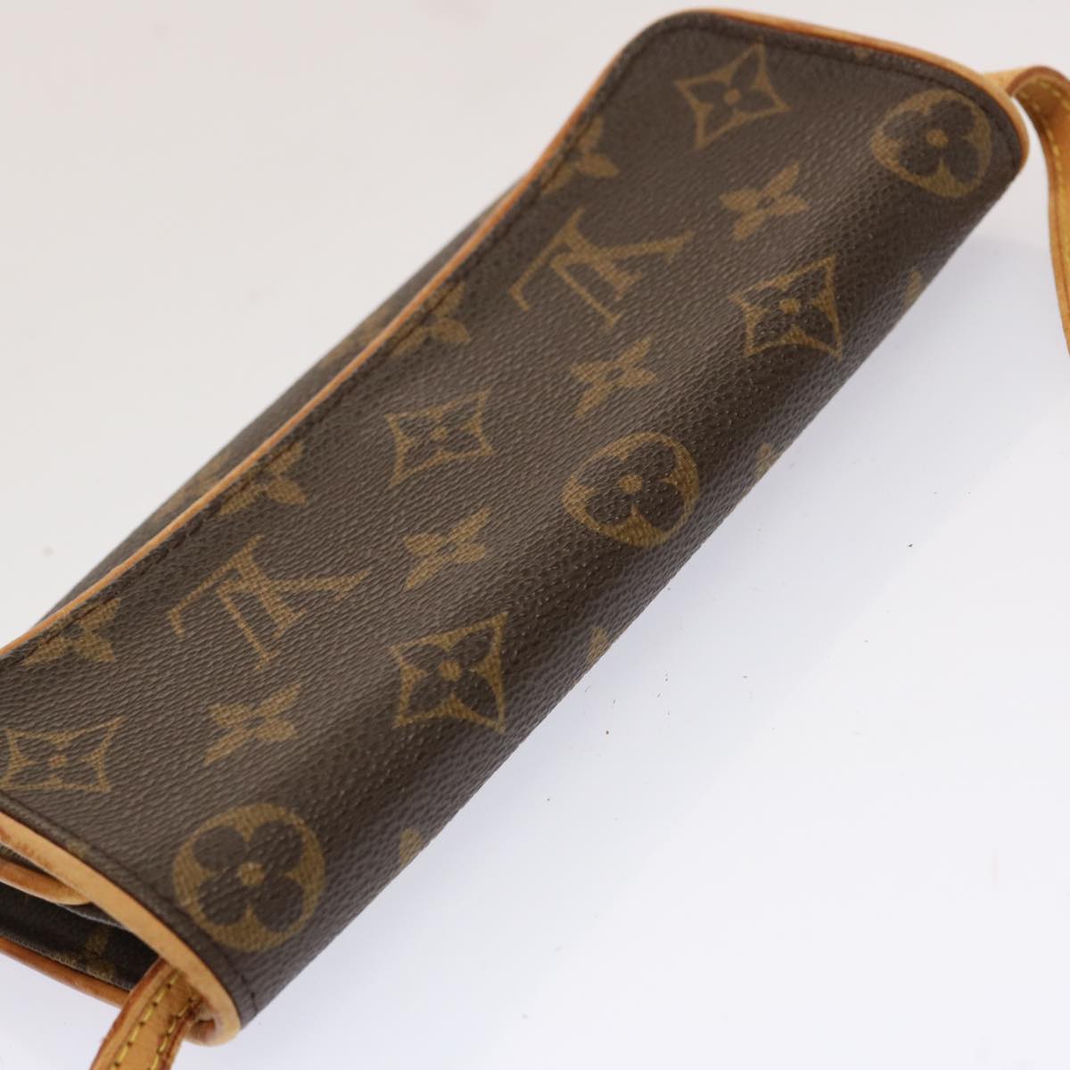 LOUIS VUITTON Monogram Pochette Twin PM Shoulder Bag M51854 LV bs13776