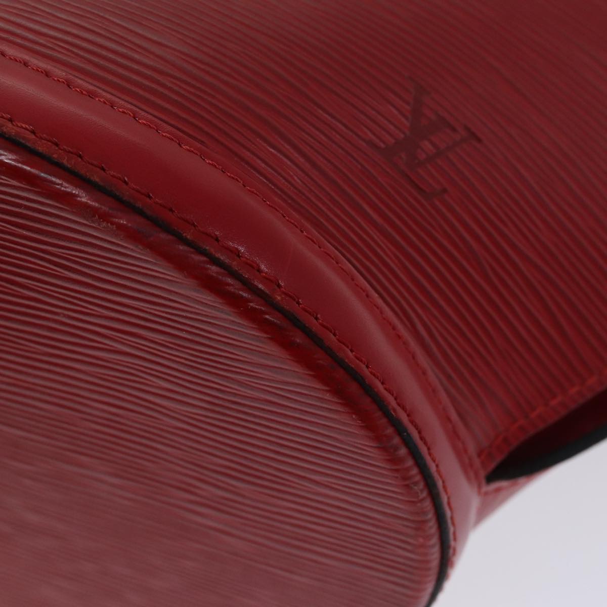 LOUIS VUITTON Epi Saint Jacques Shopping Shoulder Bag Red M52277 LV bs13788