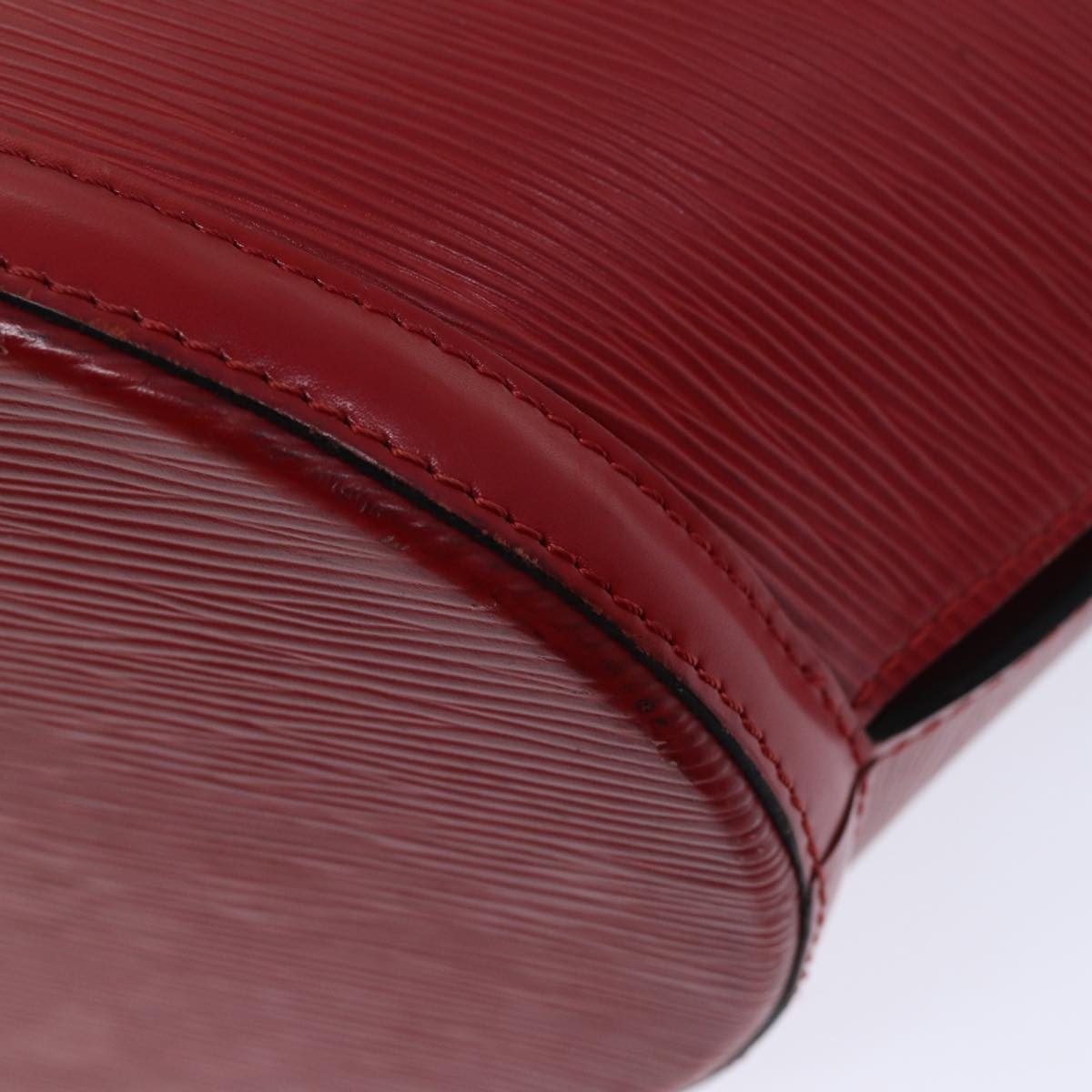 LOUIS VUITTON Epi Saint Jacques Shopping Shoulder Bag Red M52277 LV bs13788