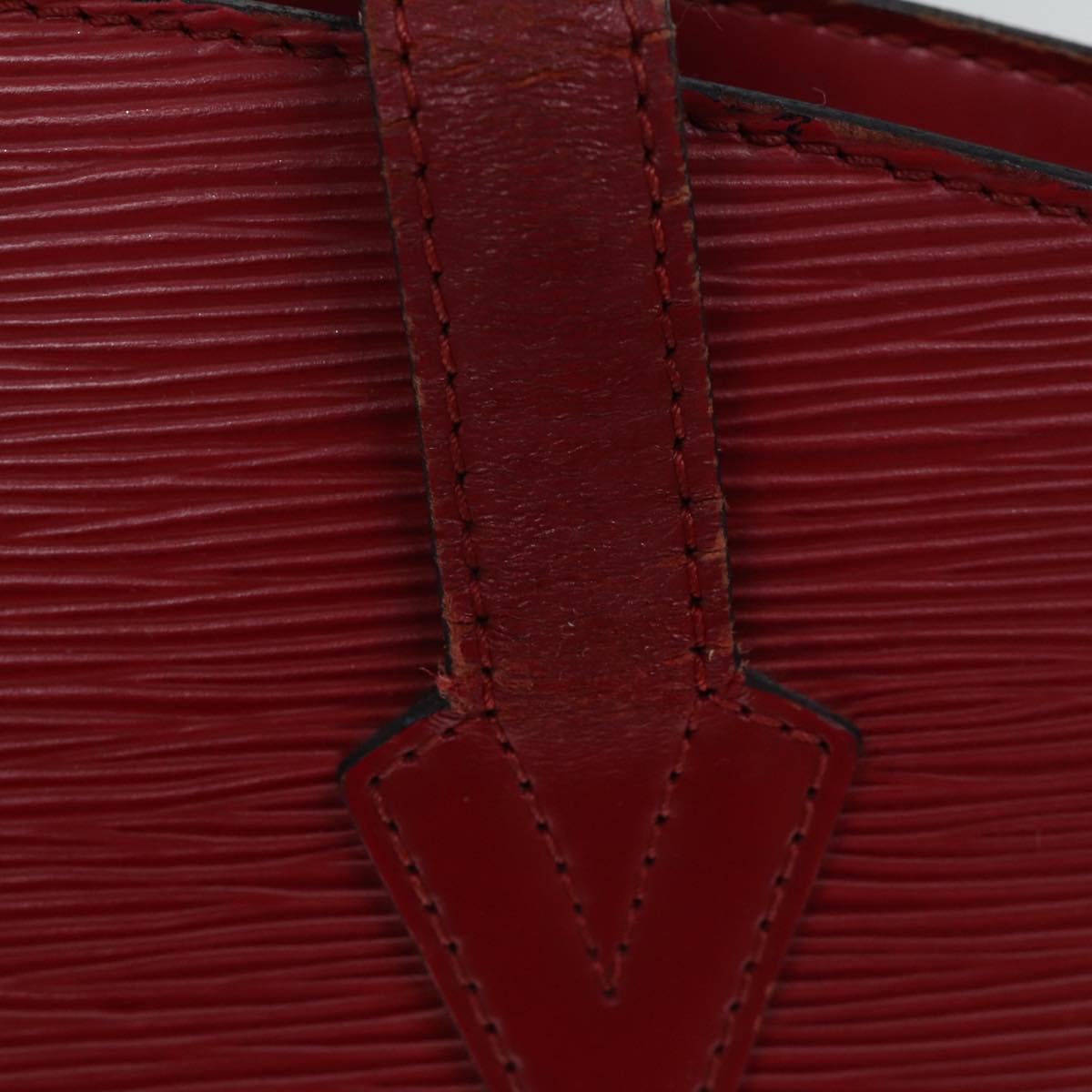 LOUIS VUITTON Epi Saint Jacques Shopping Shoulder Bag Red M52277 LV bs13788