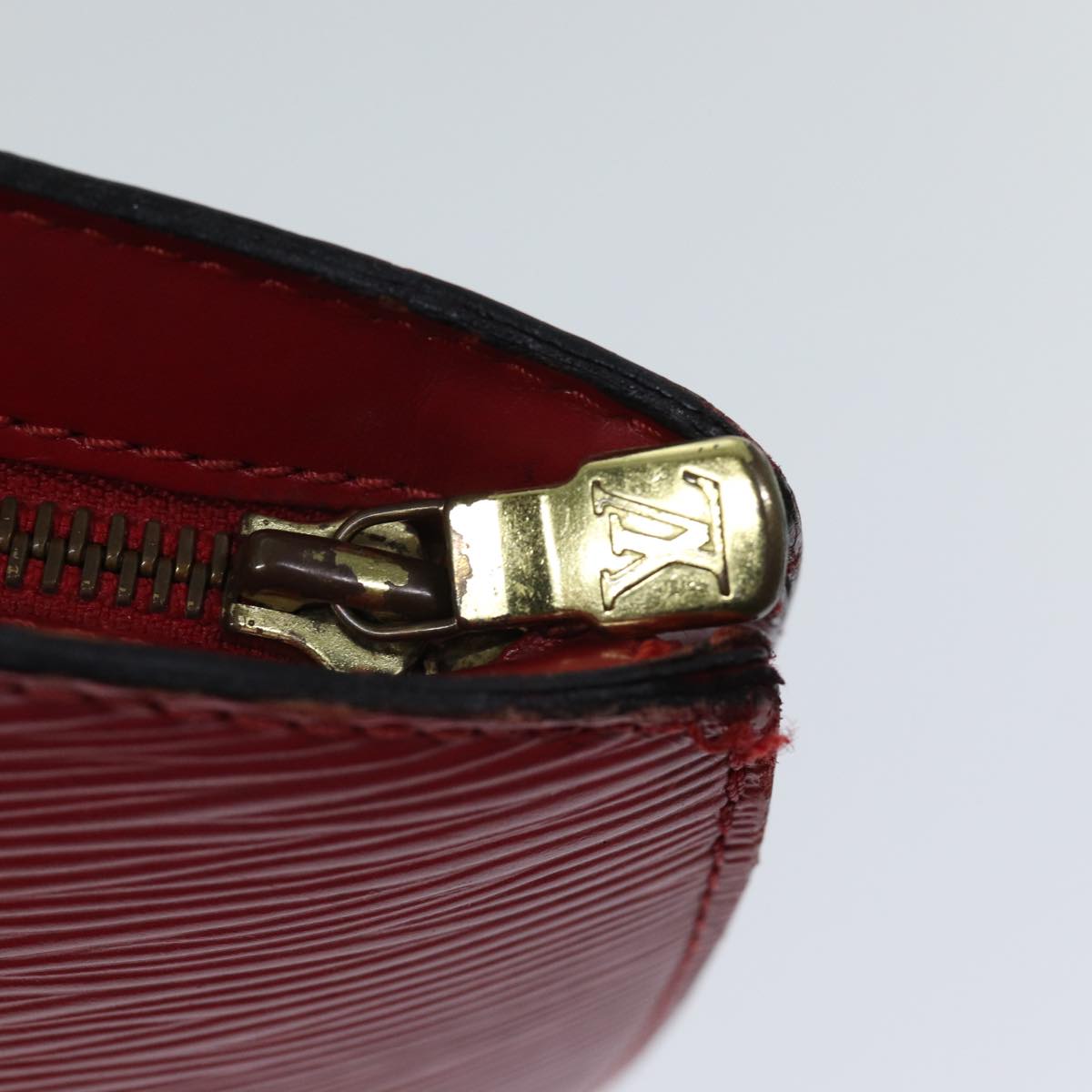 LOUIS VUITTON Epi Saint Jacques Shopping Shoulder Bag Red M52277 LV bs13788