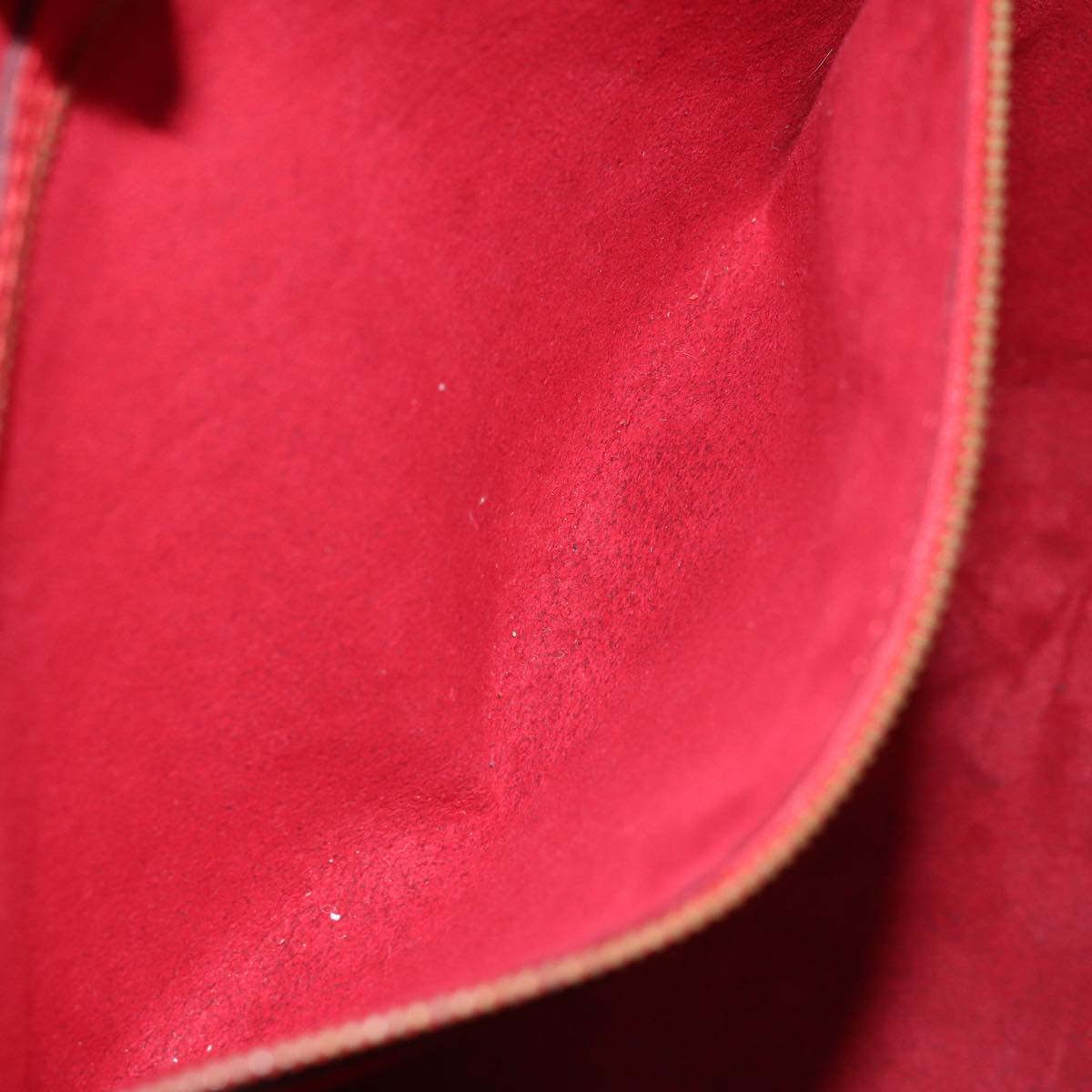 LOUIS VUITTON Epi Saint Jacques Shopping Shoulder Bag Red M52277 LV bs13788
