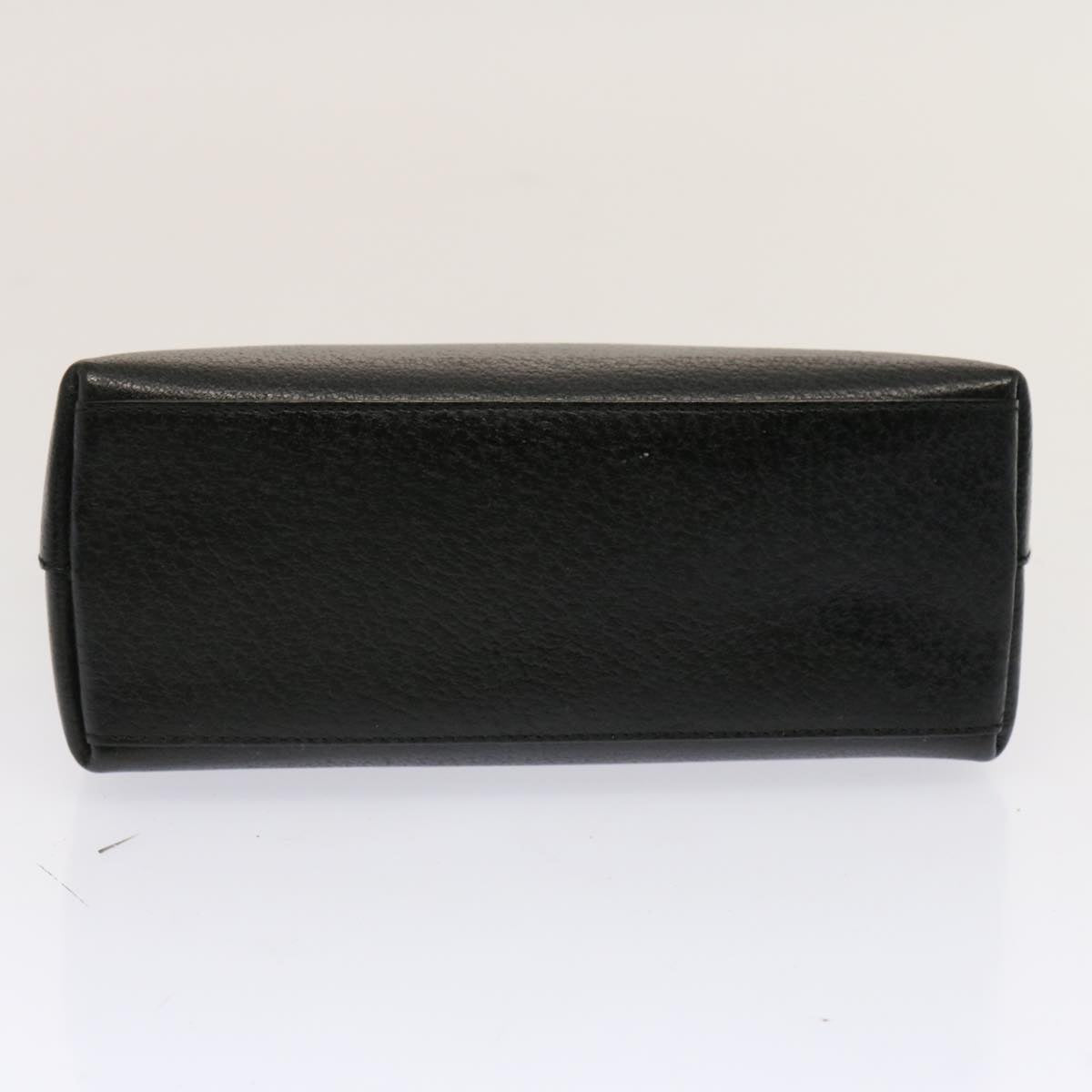 GUCCI Bamboo Hand Bag Leather Black 001 1014 1888 0 bs13845