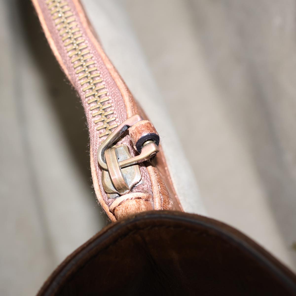 GUCCI Bamboo Hand Bag Canvas Beige 109138 bs13846