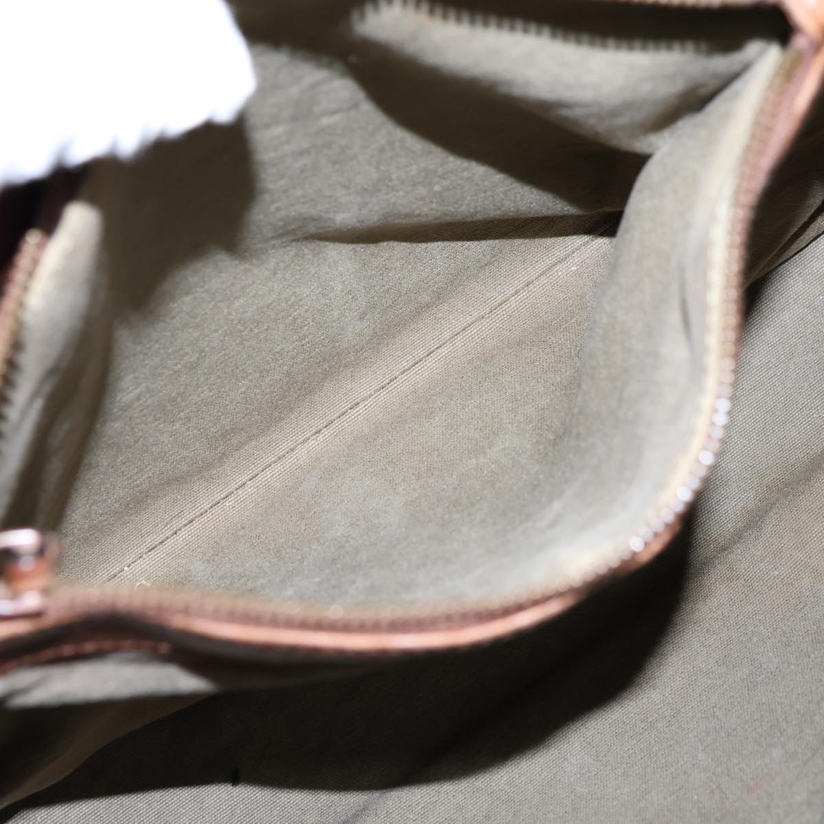 GUCCI Bamboo Hand Bag Canvas Beige 109138 bs13846