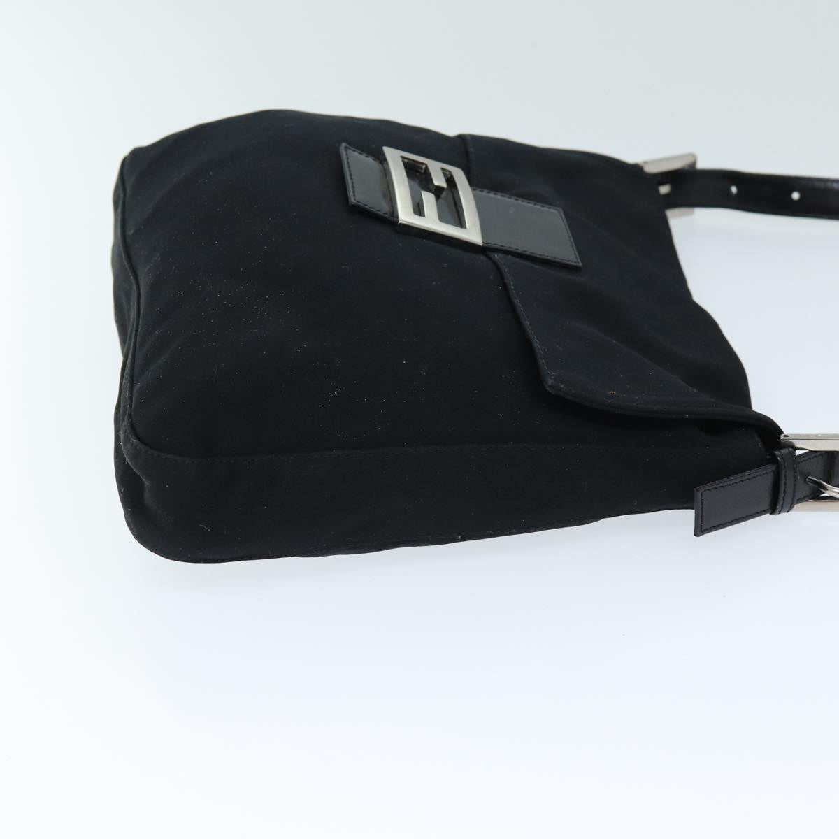 FENDI Mamma Shoulder Bag Nylon Black bs14019