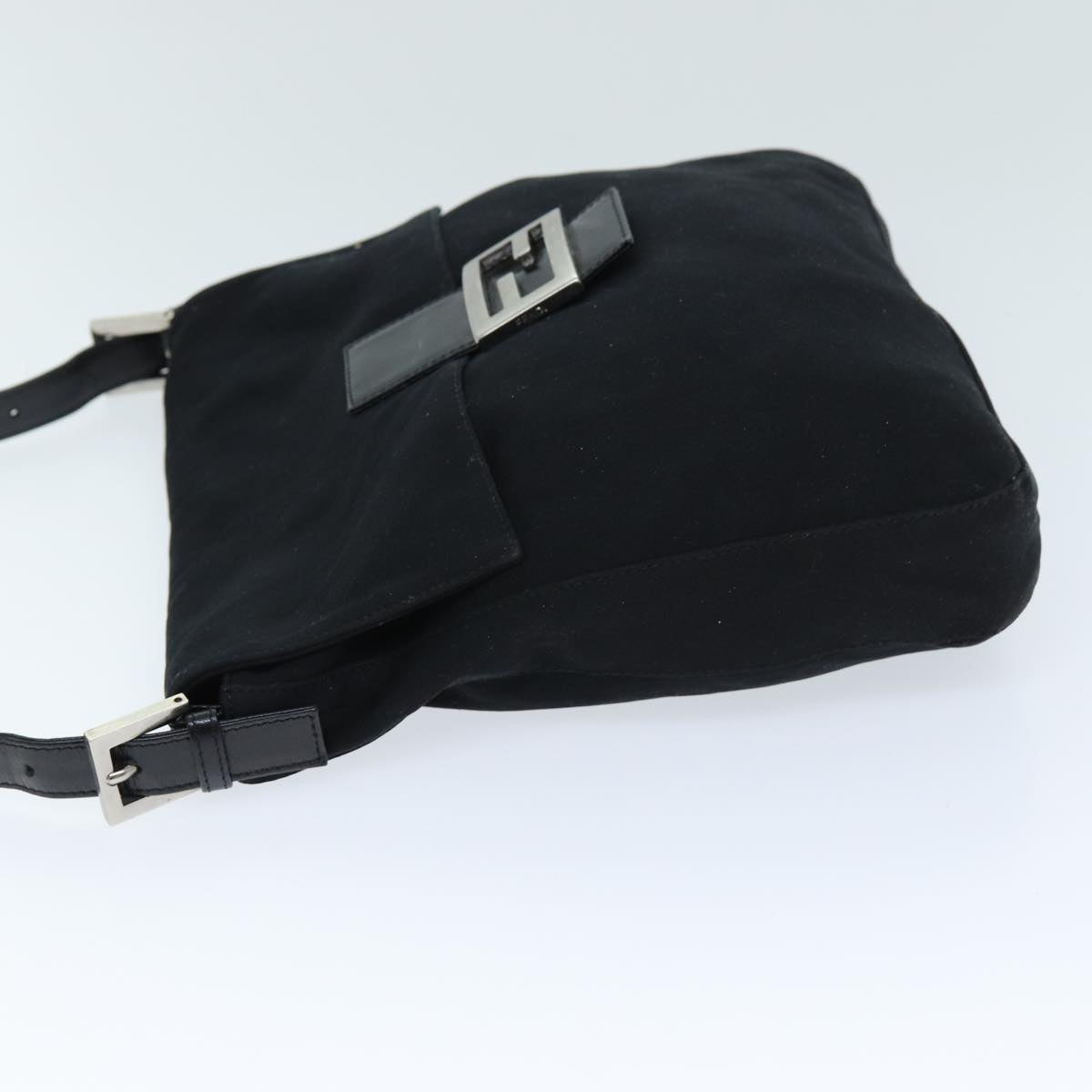 FENDI Mamma Shoulder Bag Nylon Black bs14019