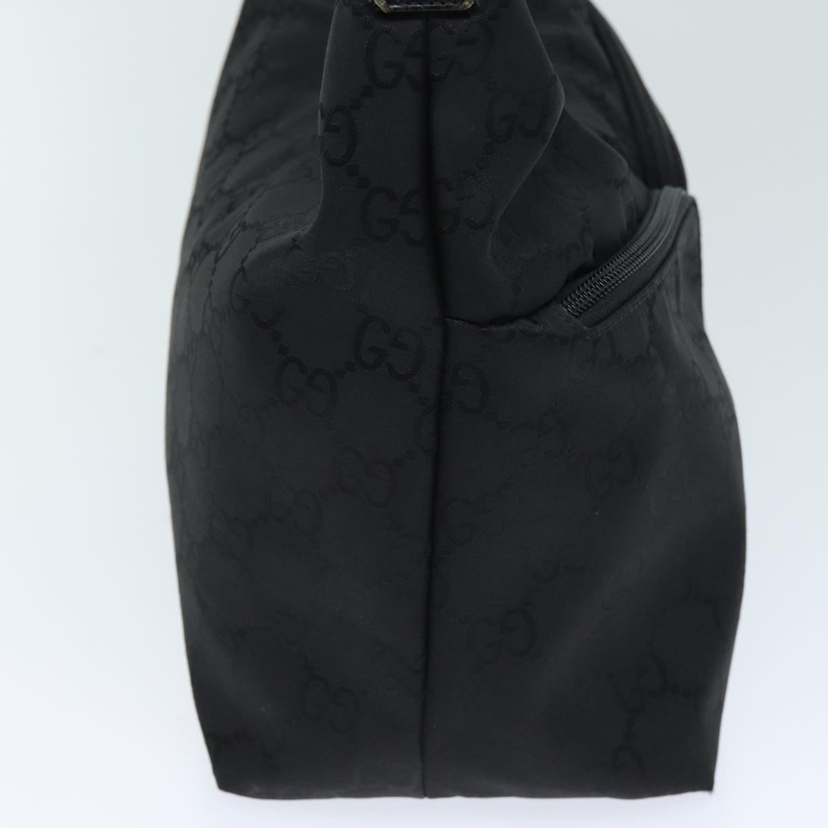 GUCCI GG Canvas Shoulder Bag Black 001 3380 bs14042