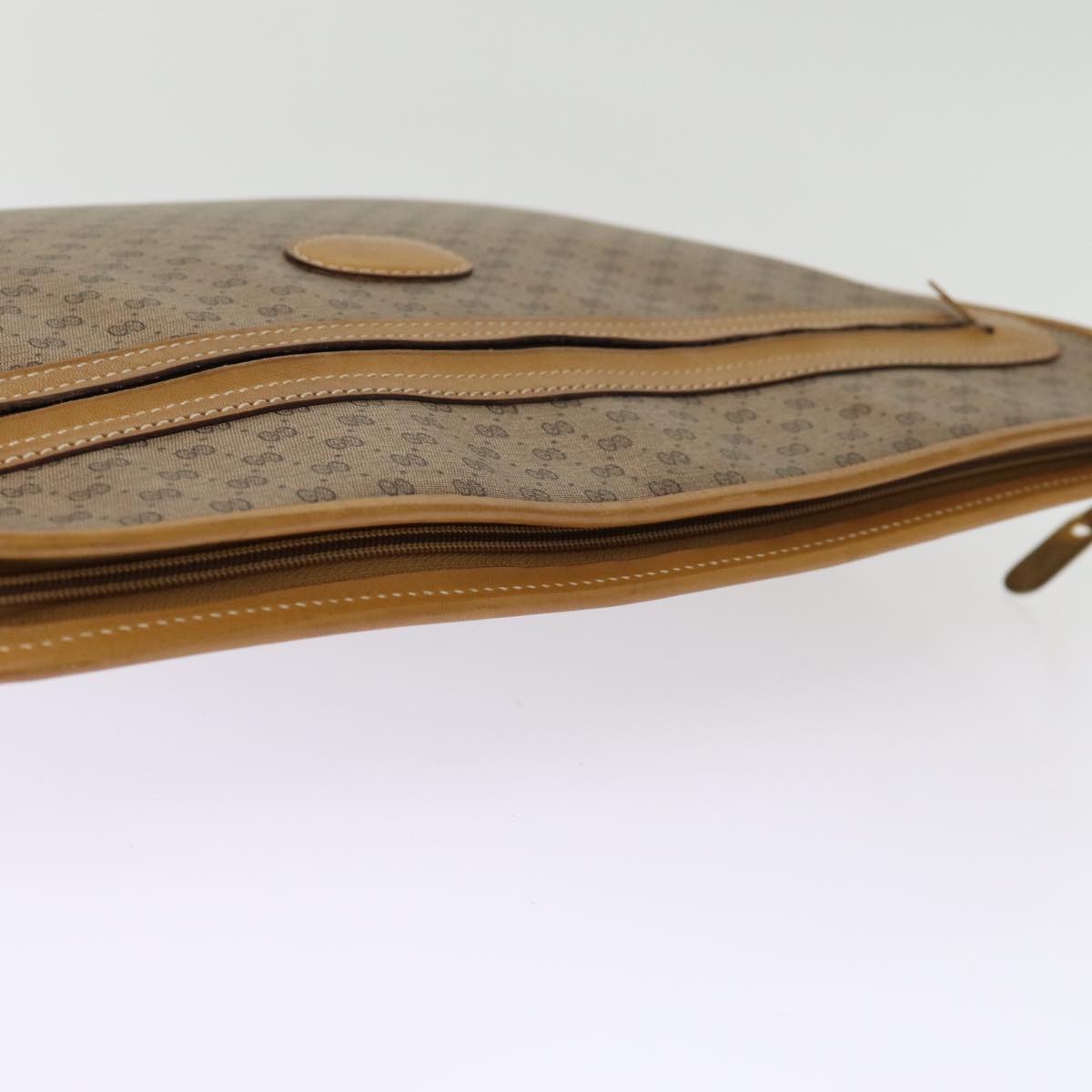 GUCCI GG Supreme Documents case Briefcase PVC Beige 015 399 0282 bs14105
