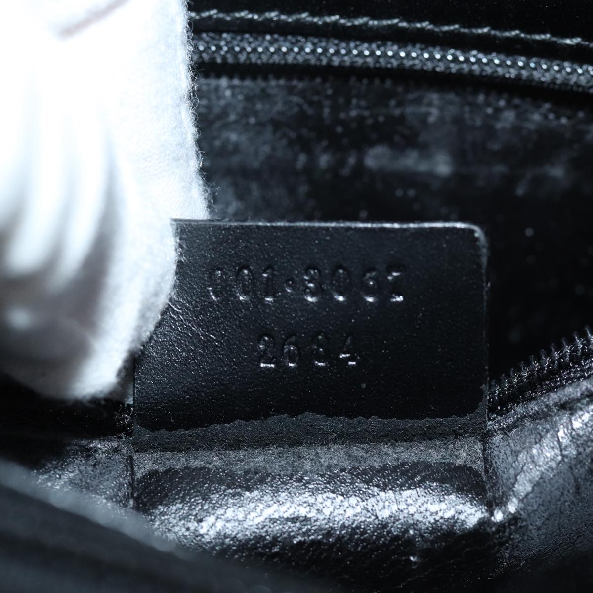 GUCCI Shoulder Bag Leather Black 001 3067 2634 bs14191