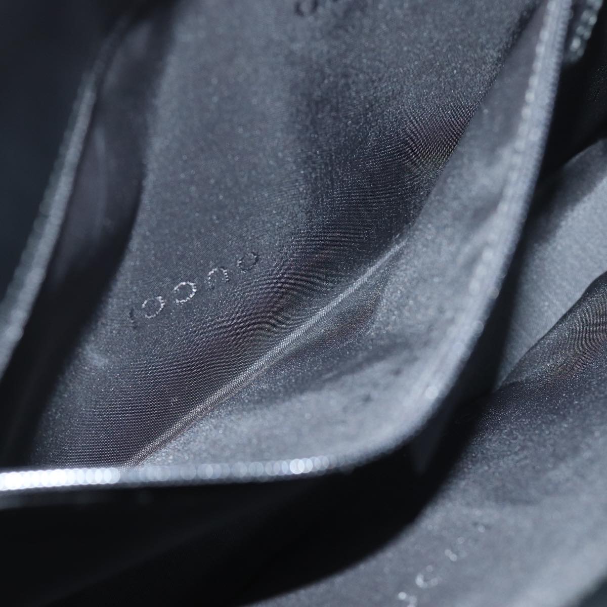 GUCCI Hand Bag Nylon Black 000 0835 bs14192