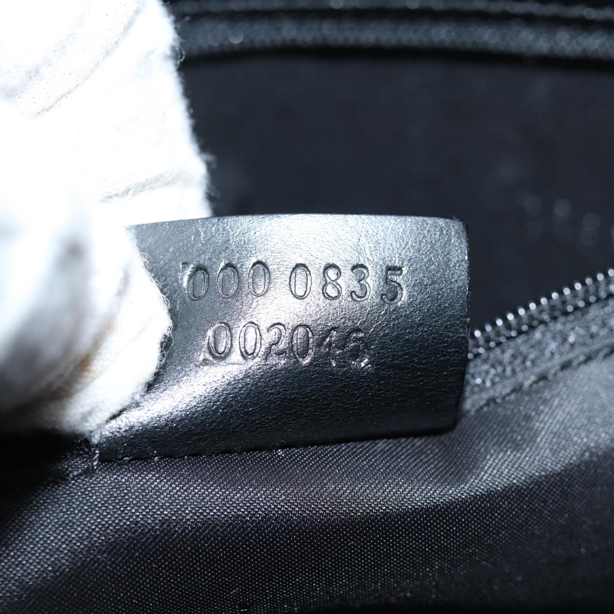 GUCCI Hand Bag Nylon Black 000 0835 bs14192