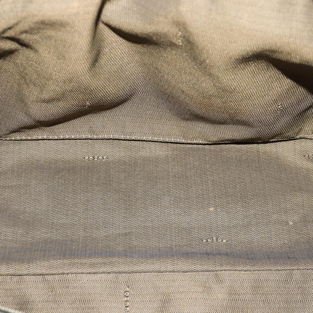 FENDI Zucca Canvas Hand Bag Brown Black bs14249