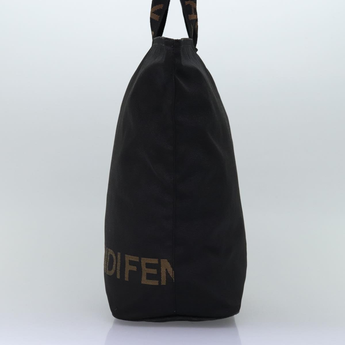 FENDI Hand Bag Nylon Black bs14282